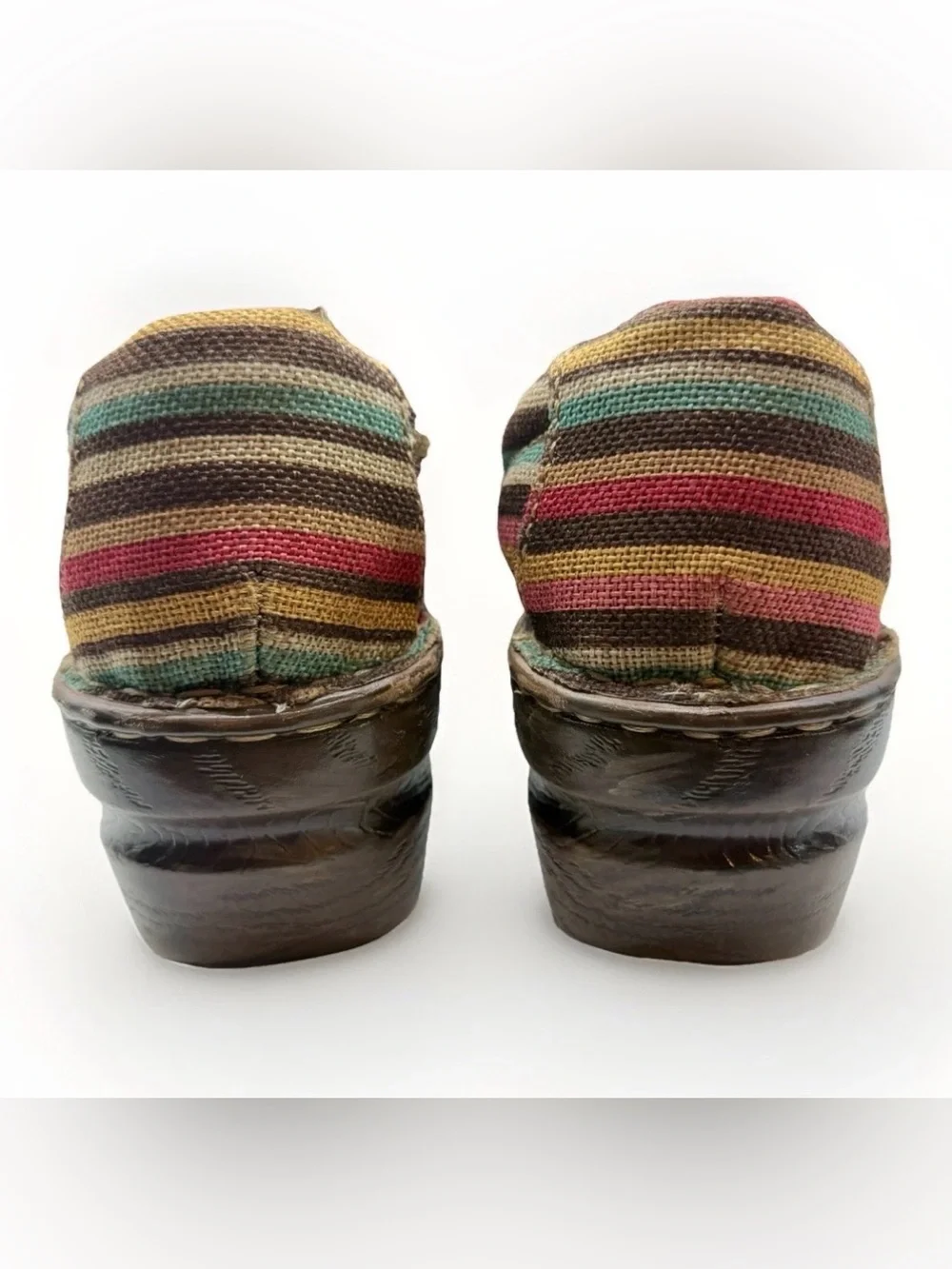 B.O.C. Born Concepts Multicolored Slip On Mule Clog Shoes Womens 10M Boho